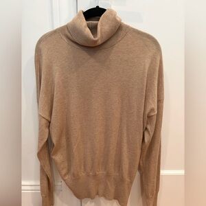Madewell Men's Beige Turtleneck Sweater